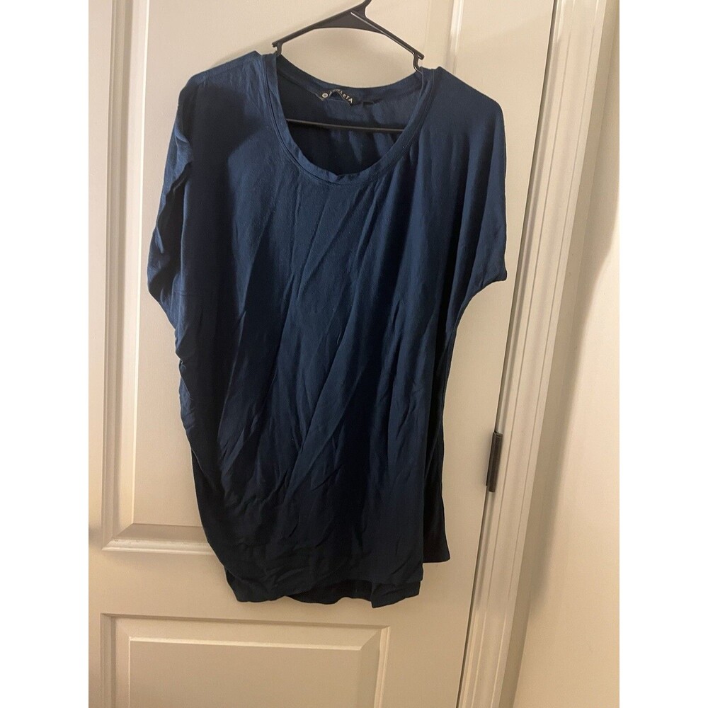 Athleta Adult Men's Short Sleeve T-Shirt Size Small Blue